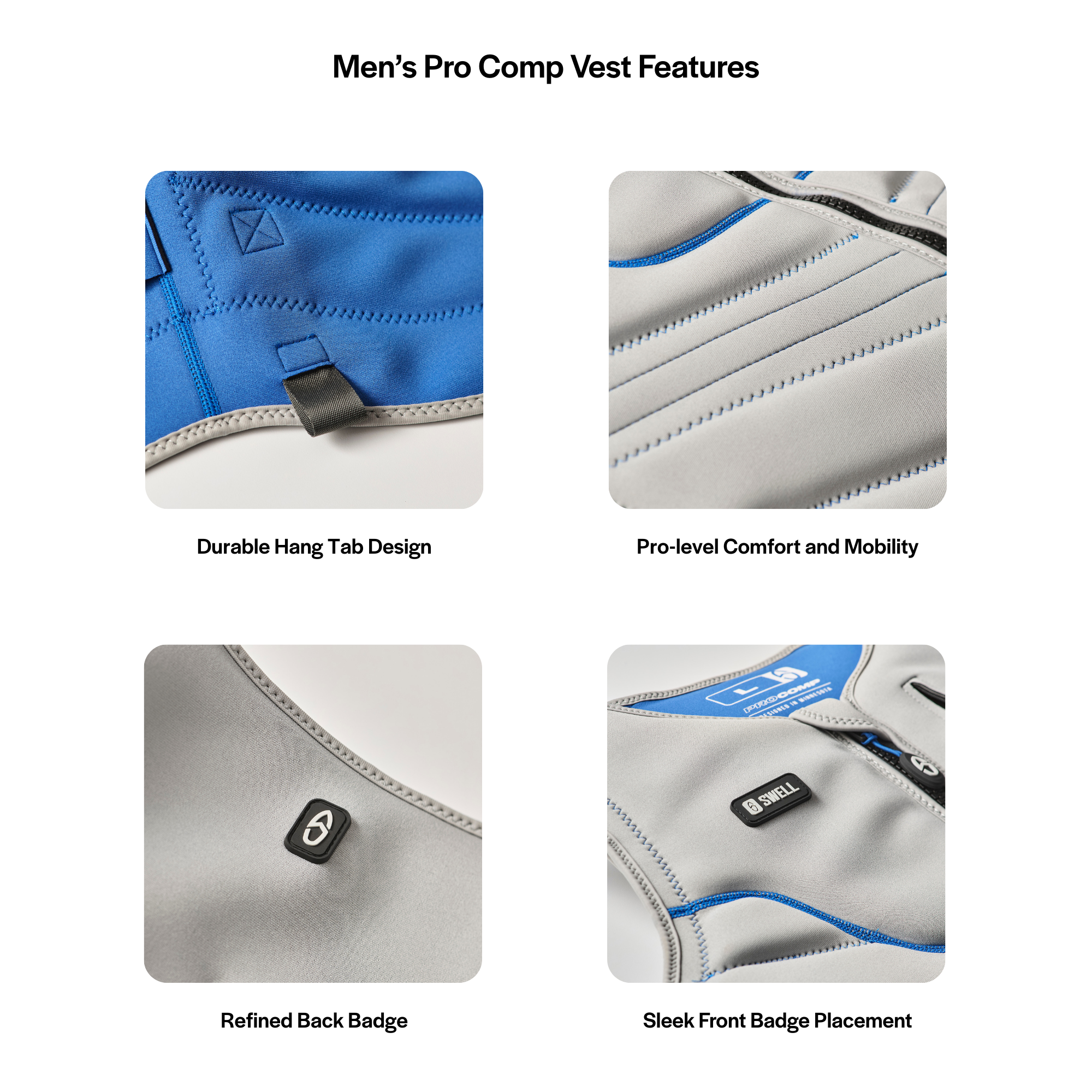 SWELL Pro Comp Vest - Men's Moss - Neoprene Jacket