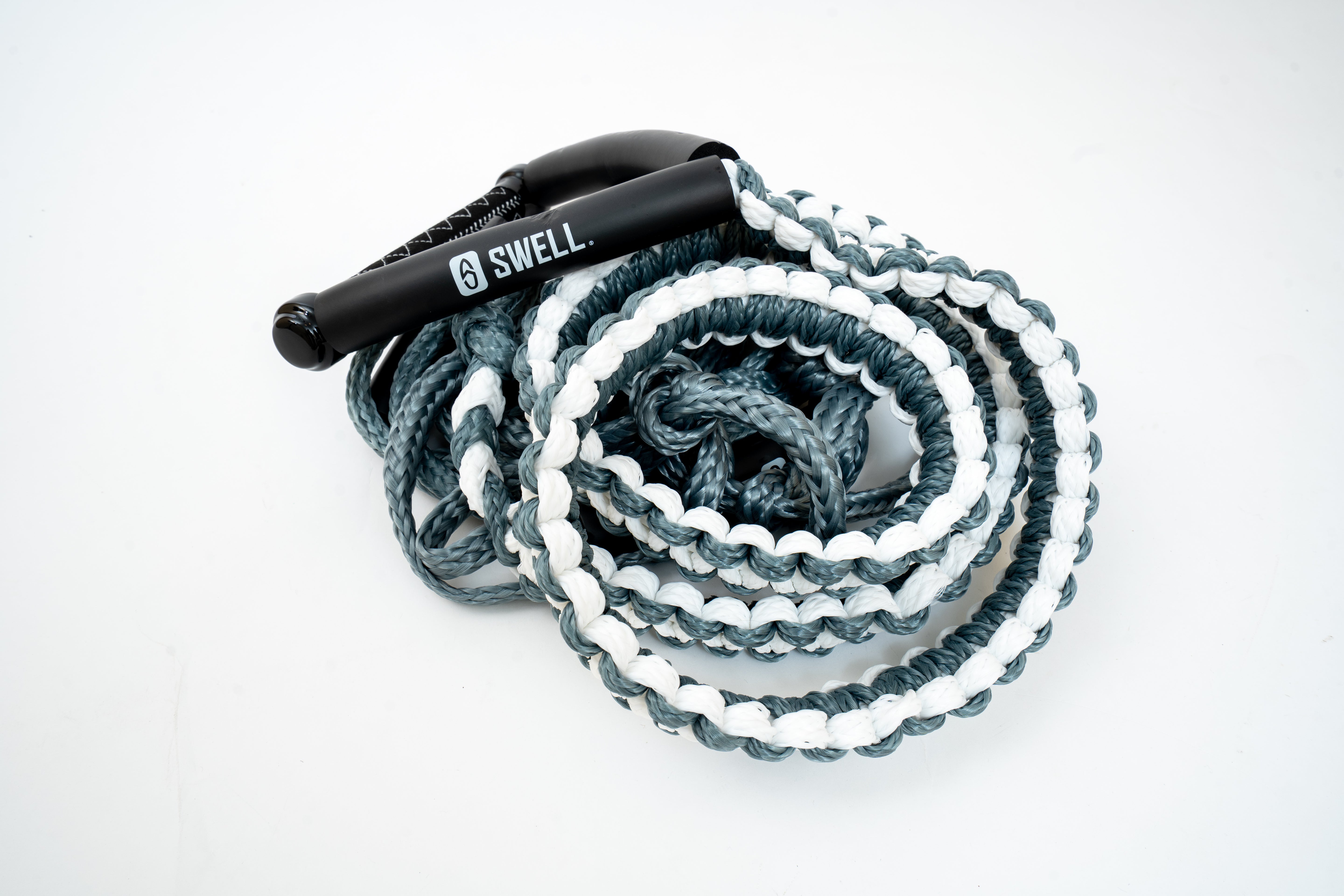 SWELL Wakesurf Premium Braided Wakesurf Rope - 25 ft Adjustable Length