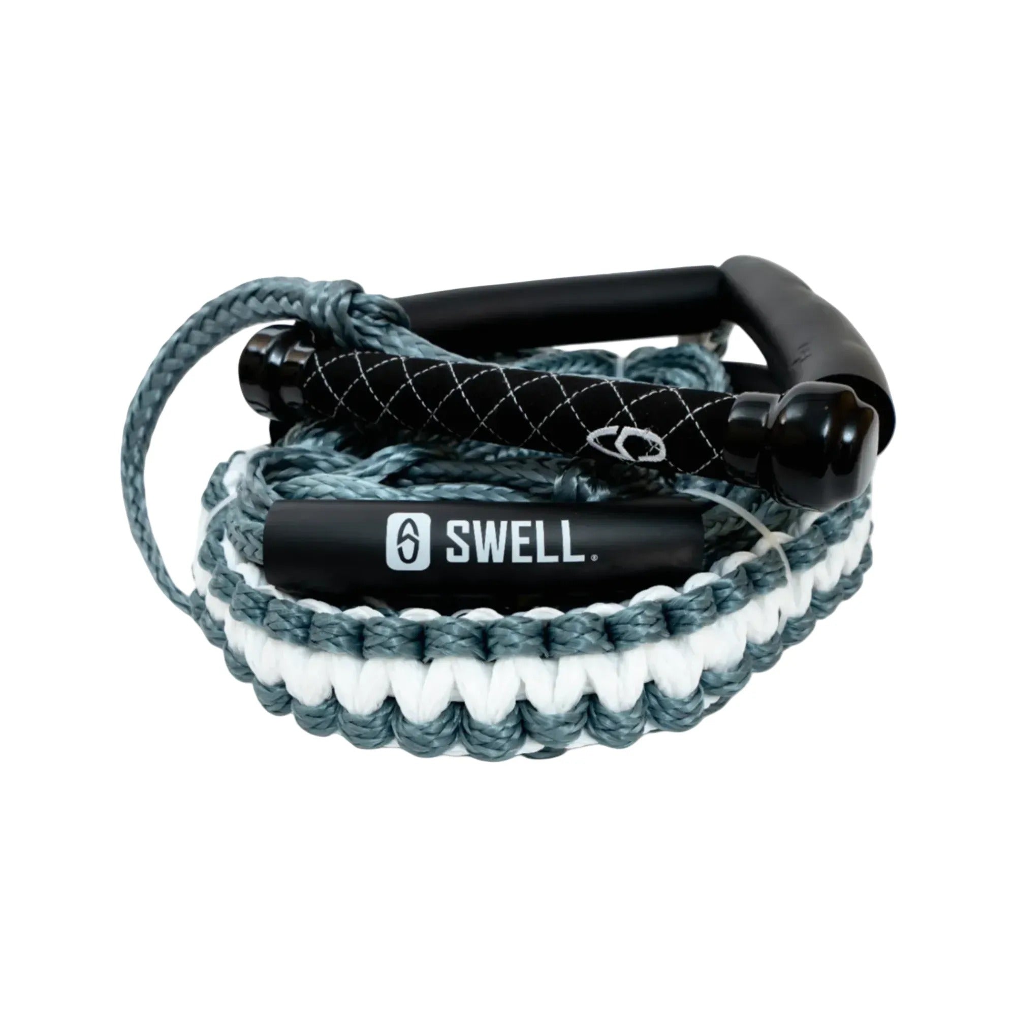 SWELL Wakesurf Premium Braided Wakesurf Rope - 25 ft Adjustable Length