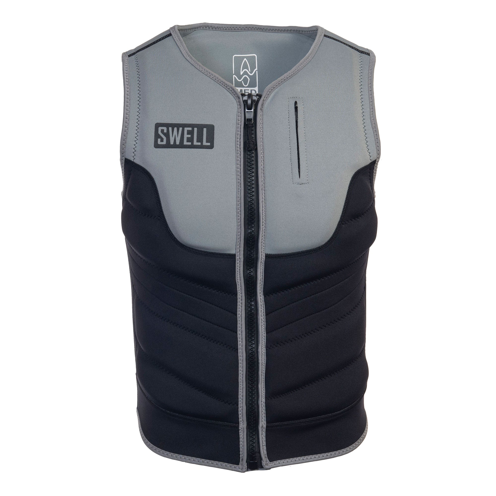 SWELL Comp Vest - Men's Carbon - Neoprene Jacket *LIMITED RELEASE COLOR* - SWELL Wakesurf