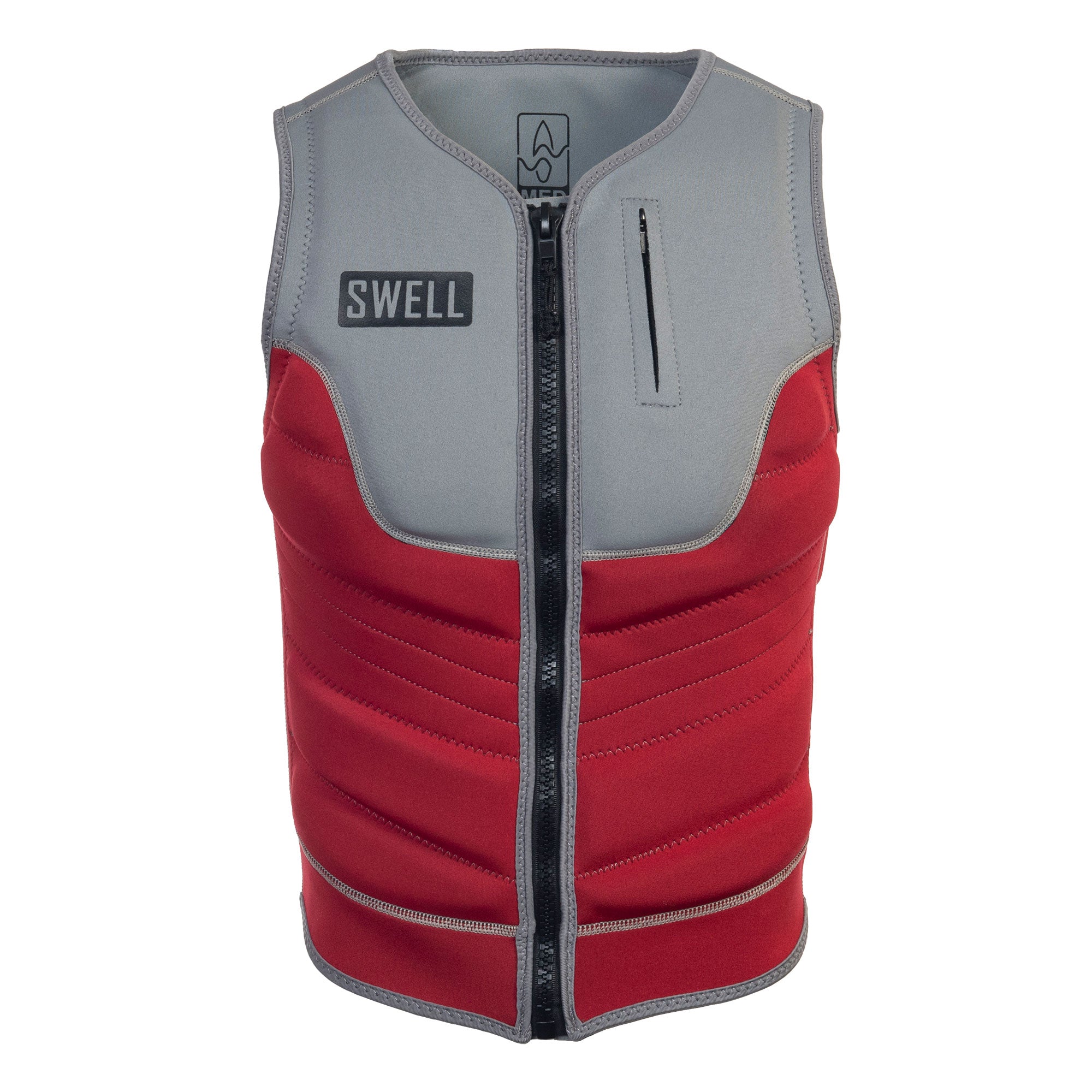 SWELL Comp Vest - Men's Red - Neoprene Jacket - SWELL Wakesurf