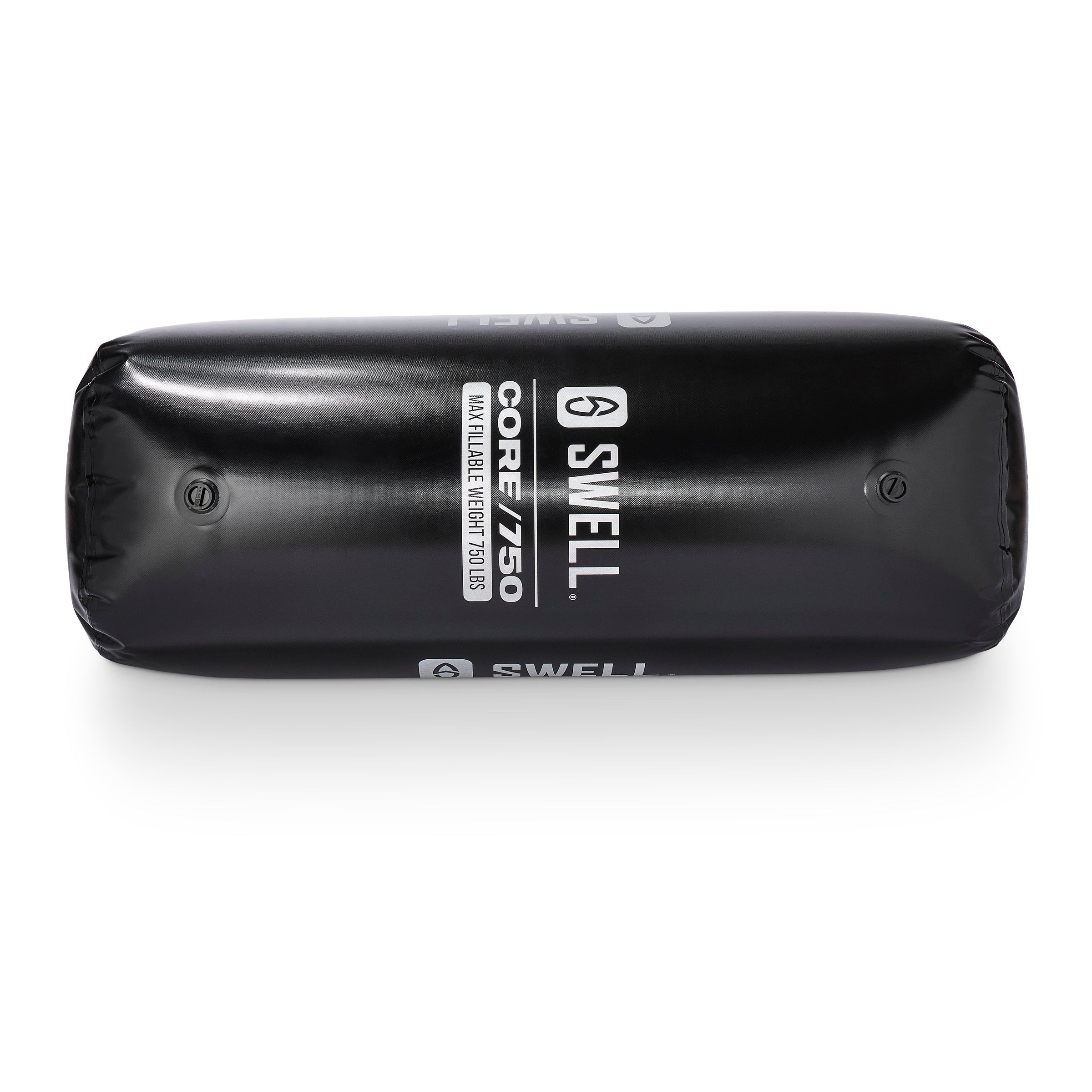 SWELL Core 750 LB Ballast Bag side view – durable wake boat ballast bag with 4 ports and faster fill and drain than Fatsac.