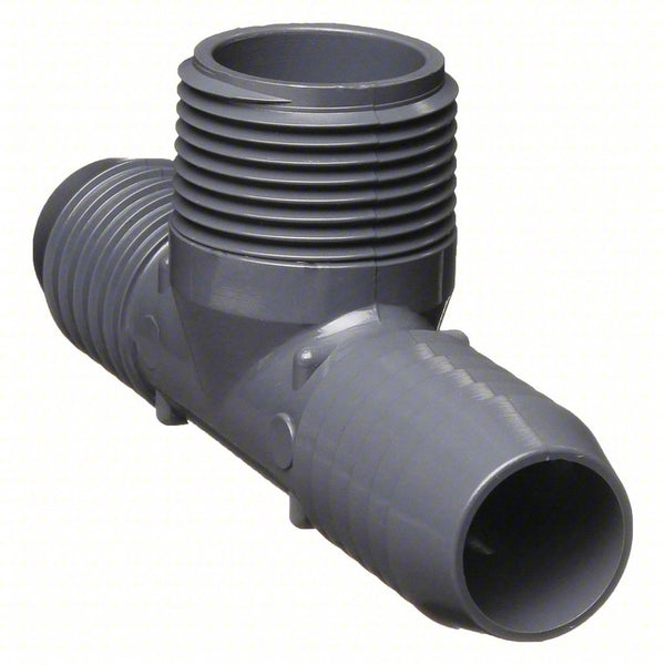 Inline T Adapter - Male 1" hose to 3/4" NPT