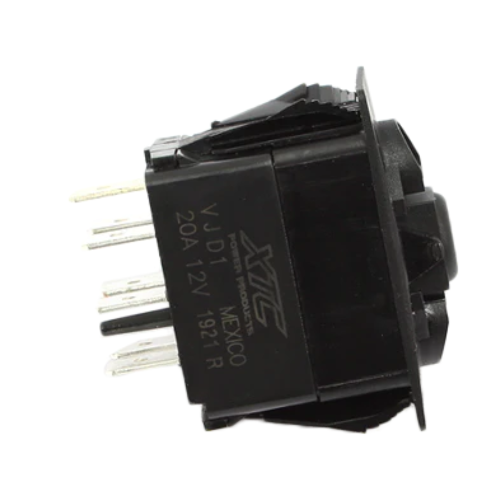 SWELL Wakesurf Boat Ballast Switch Side View 7 terminal marine on off on rocker switch