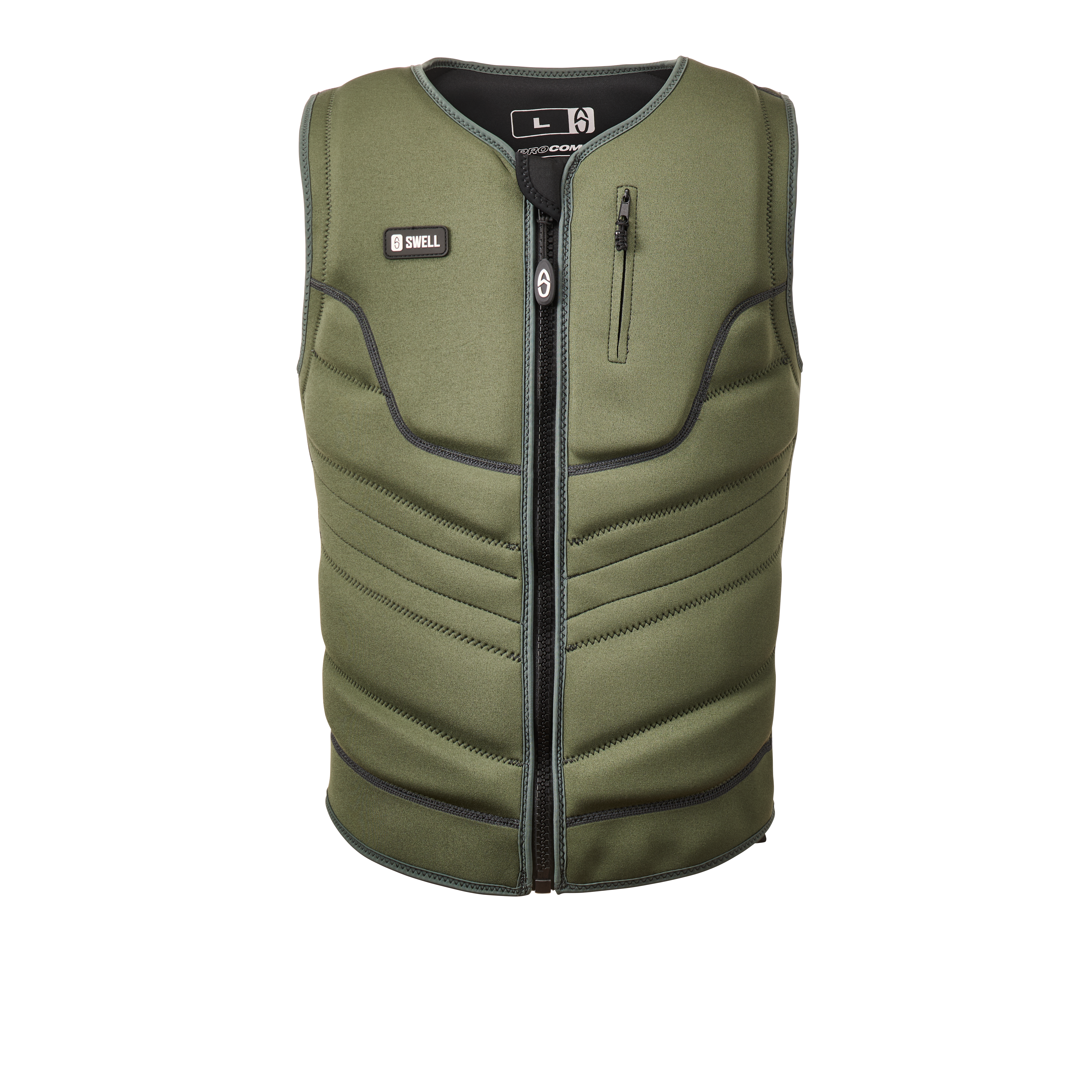 SWELL Pro Comp Vest - Men's Moss -  Neoprene Jacket