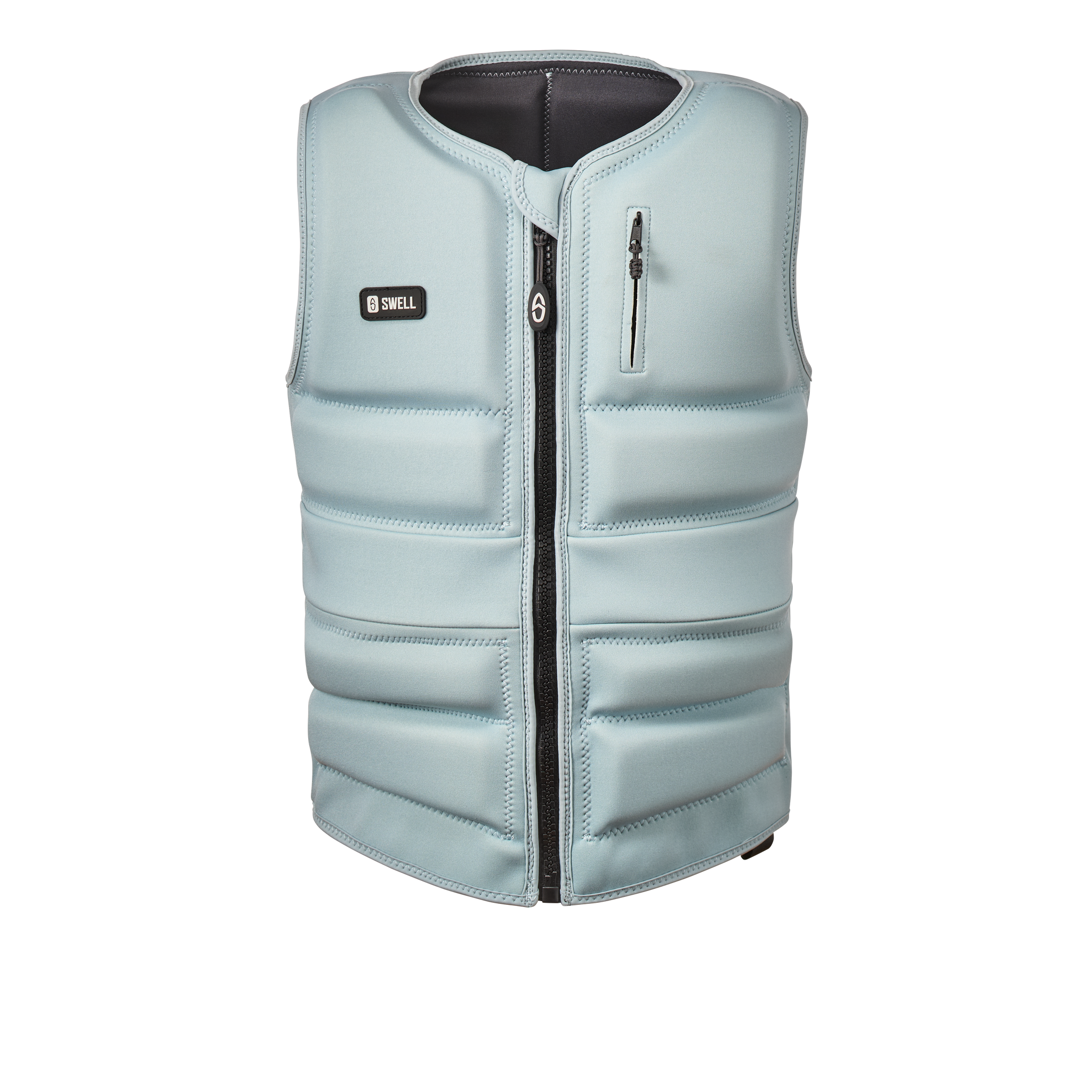 SWELL Wakesurf Vest - Men's Steel - Ultimate Comfort Neoprene Jacket