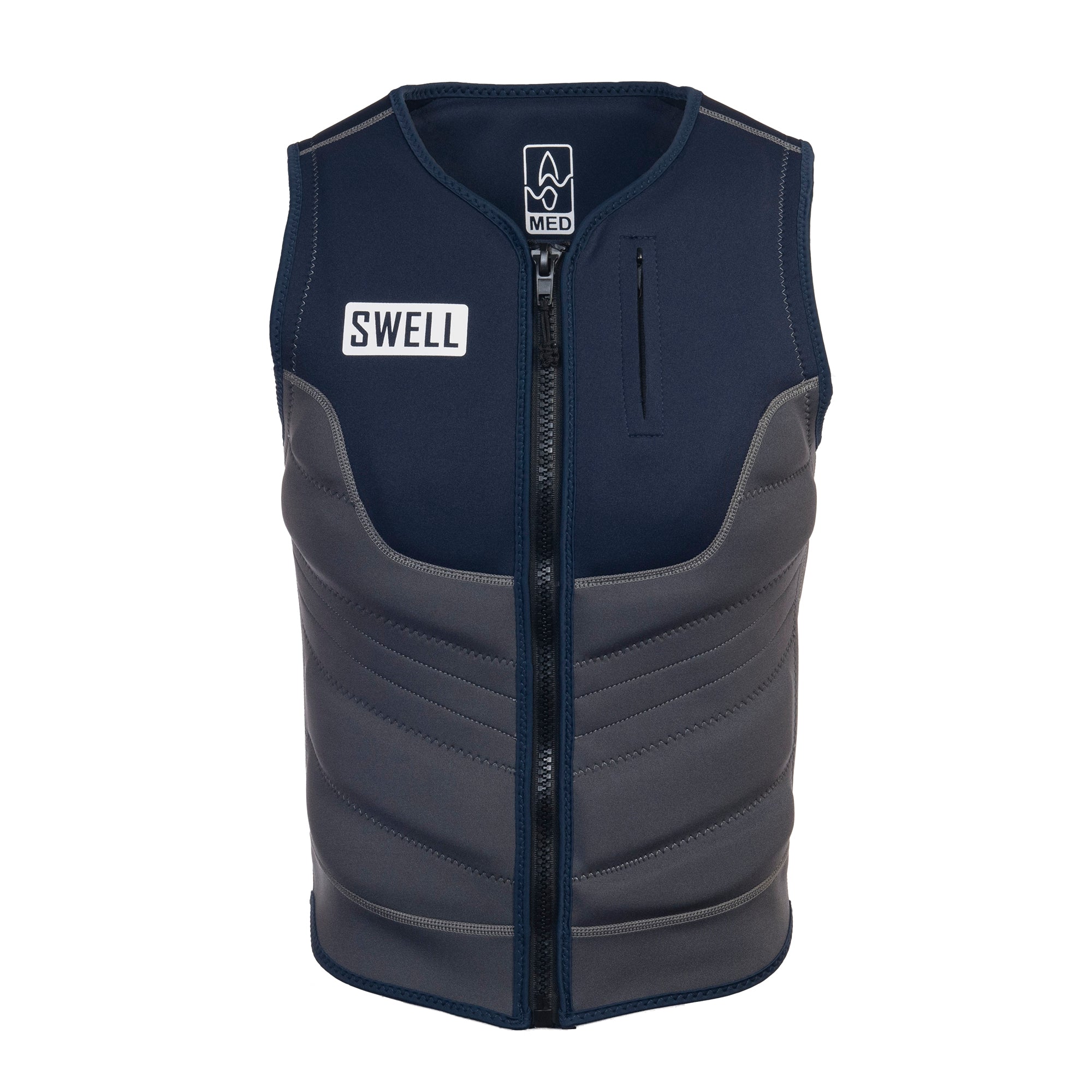 SWELL Comp Vest - Men's Navy -  Neoprene Jacket - SWELL Wakesurf