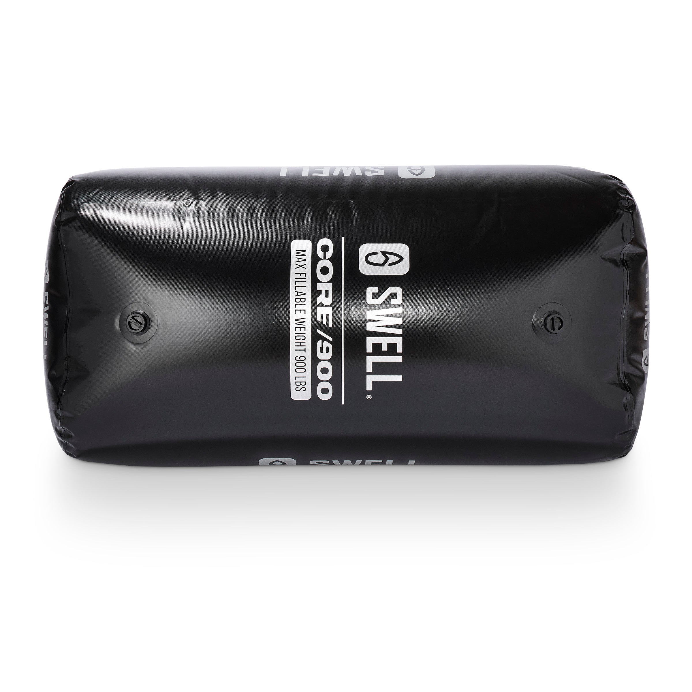 SWELL Core 900 LB Ballast Bag side view – durable wake boat ballast bag with 4 ports and faster fill and drain than Fatsac