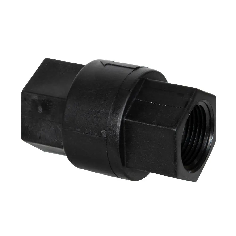 1/2 PSI Check Valve - Threaded On Both Sides Us plastic