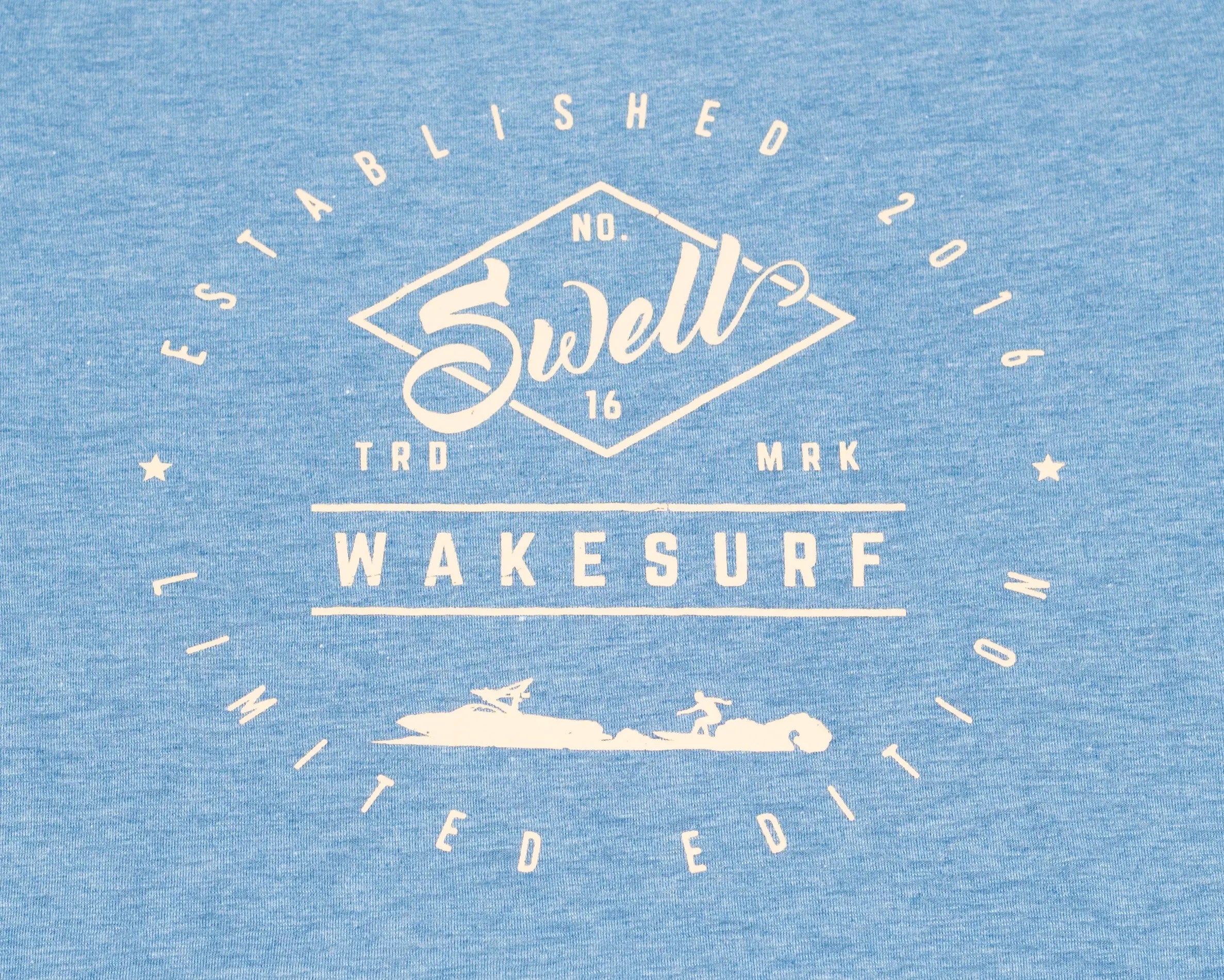 SWELL Wakesurf Classic Shirt -  Womens - Tri Blend SWELL Wakesurf