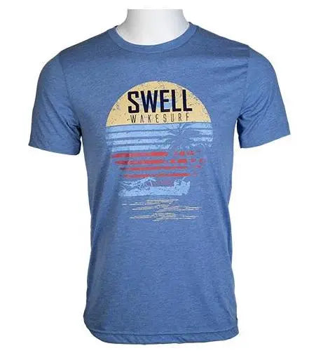 SWELL Wakesurf Sunset Shirt - Premium Tri Blend Tee SWELL Wakesurf