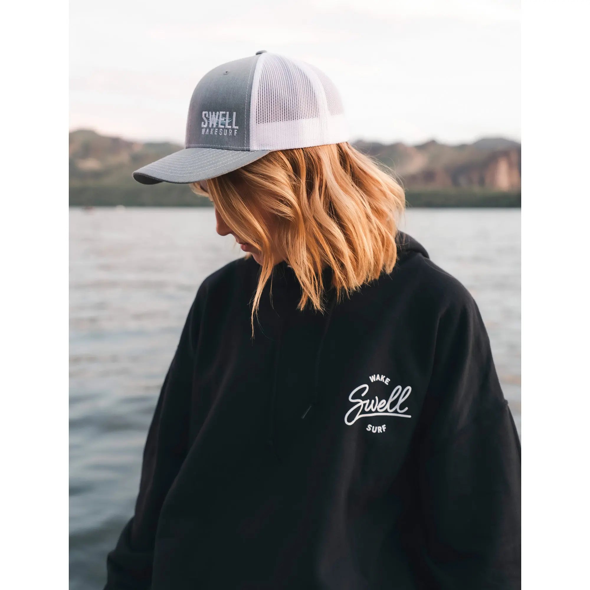 SWELL Wakesurf Surf Co Hoodie - Sustainable USA Cotton SWELL Wakesurf