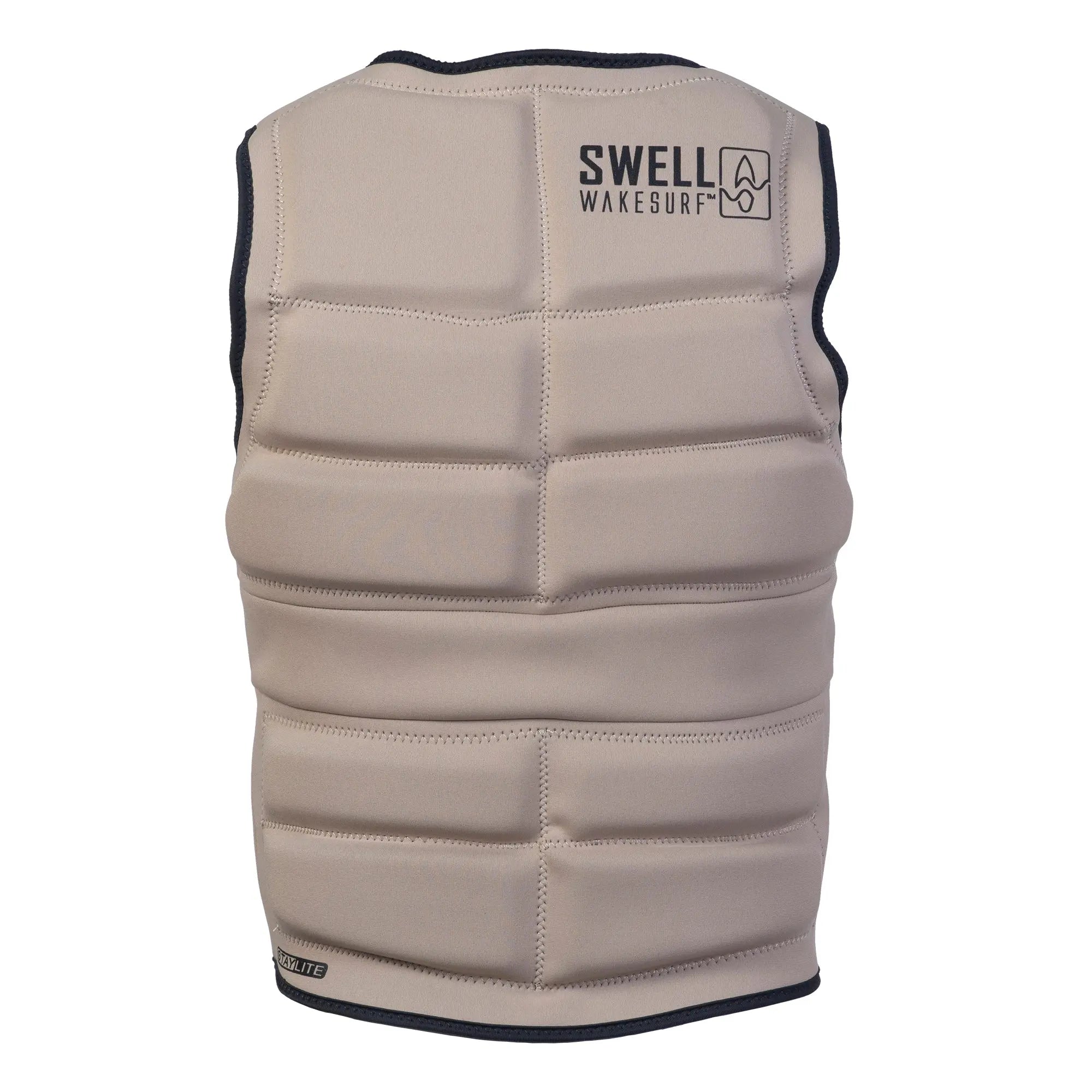 SWELL Wakesurf Vest - Men's Sand - Ultimate Comfort Neoprene Jacket SWELL Wakesurf