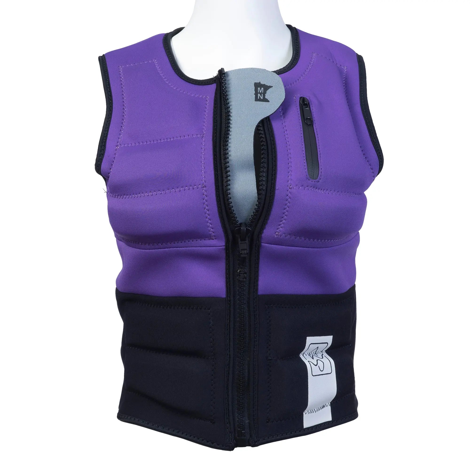 SWELL Wakesurf Vest - Women's Violet - Ultimate Comfort Neoprene Jacket SWELL Wakesurf