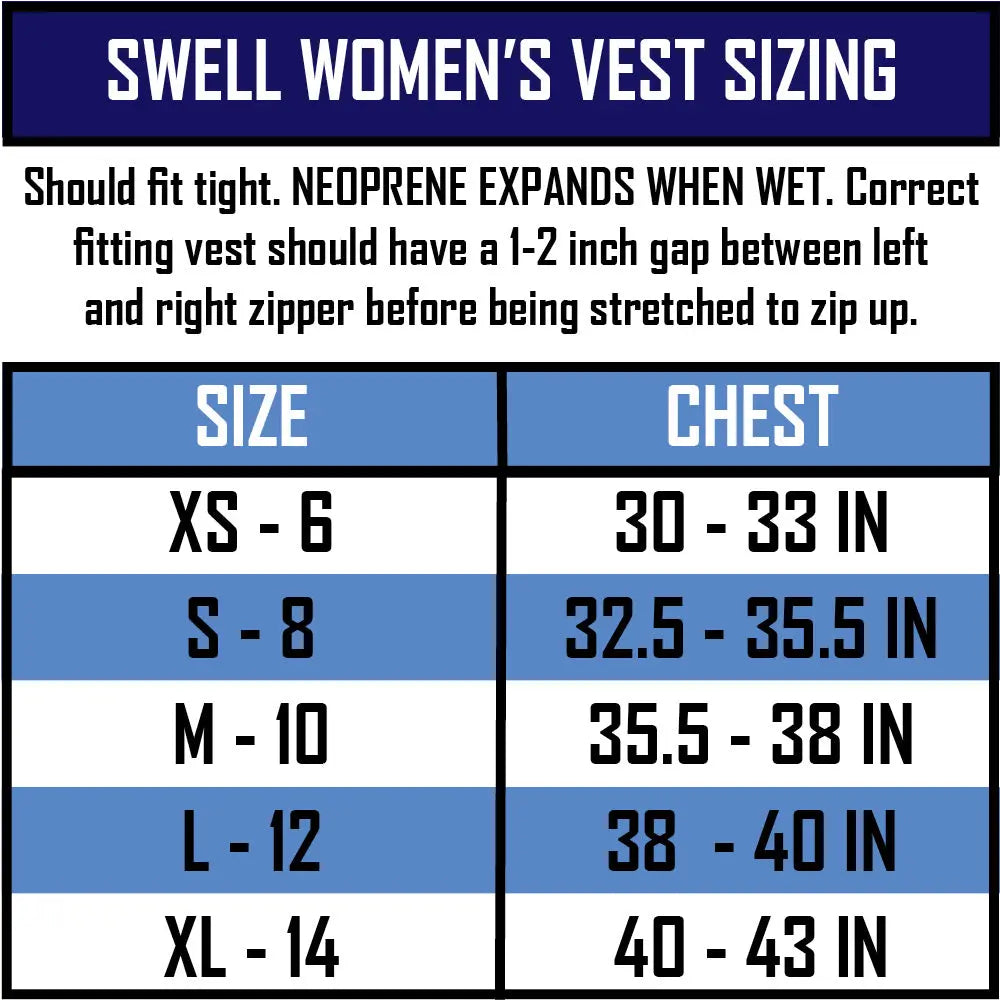 SWELL Wakesurf Vest - Women's Violet - Ultimate Comfort Neoprene Jacket SWELL Wakesurf