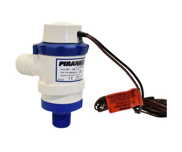 Shurflo Piranha 1100 GPH Aerator Pump 153lbs/min - 1" Ballast Fitting Shurflo